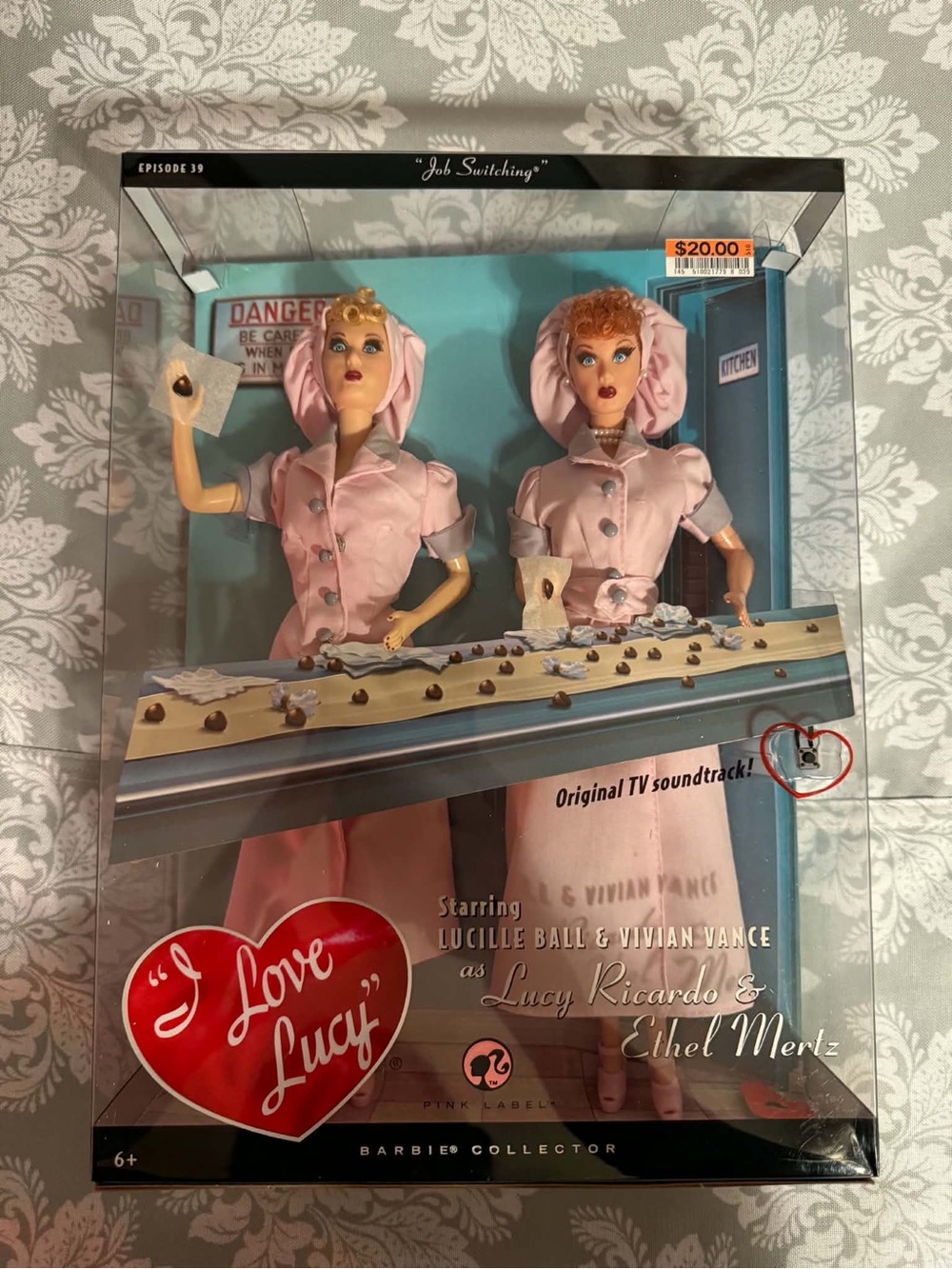 Barbie 2007 “I Love Lucy” Job Switching With Lucille Ball & Vivian Vance NRFB